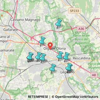 Mappa 21057 Olgiate Olona VA, Italia (3.59636)