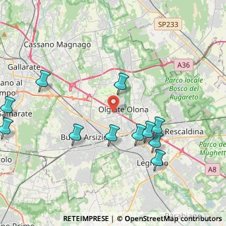 Mappa 21057 Olgiate Olona VA, Italia (4.93583)