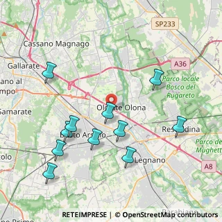 Mappa 21057 Olgiate Olona VA, Italia (4.33091)