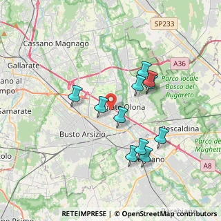 Mappa 21057 Olgiate Olona VA, Italia (3.27636)
