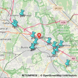Mappa 21057 Olgiate Olona VA, Italia (4.42154)
