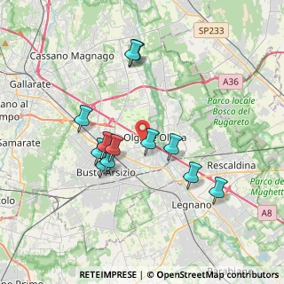 Mappa 21057 Olgiate Olona VA, Italia (3.35083)