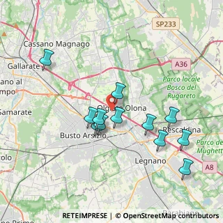 Mappa 21057 Olgiate Olona VA, Italia (3.56833)