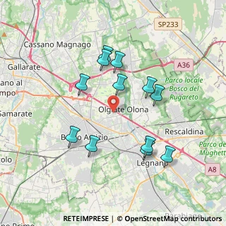 Mappa 21057 Olgiate Olona VA, Italia (3.49917)