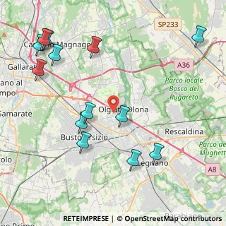 Mappa 21057 Olgiate Olona VA, Italia (5.08923)