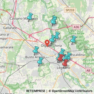 Mappa 21057 Olgiate Olona VA, Italia (3.67643)