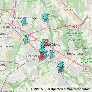 Mappa 21057 Olgiate Olona VA, Italia (3.76)