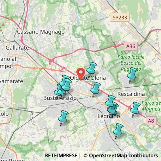 Mappa 21057 Olgiate Olona VA, Italia (4.08692)