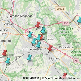 Mappa 21057 Olgiate Olona VA, Italia (4.35769)