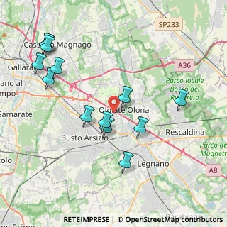 Mappa 21057 Olgiate Olona VA, Italia (4.36385)