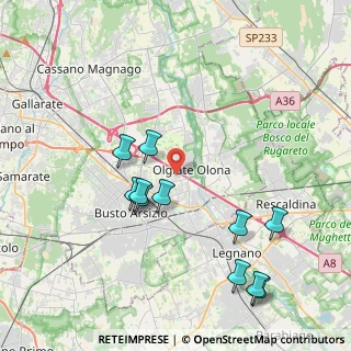 Mappa 21057 Olgiate Olona VA, Italia (4.20273)