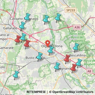 Mappa 21057 Olgiate Olona VA, Italia (4.97667)