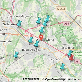 Mappa 21057 Olgiate Olona VA, Italia (4.54182)