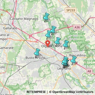 Mappa 21057 Olgiate Olona VA, Italia (3.61545)