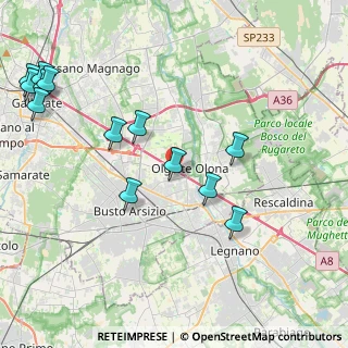 Mappa 21057 Olgiate Olona VA, Italia (4.99846)