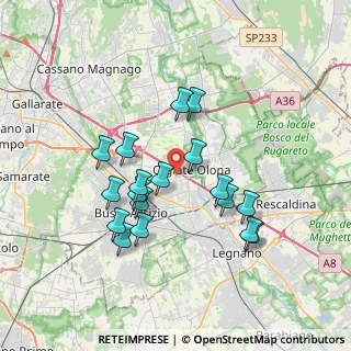 Mappa 21057 Olgiate Olona VA, Italia (3.265)