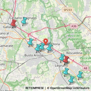 Mappa 21057 Olgiate Olona VA, Italia (5.025)
