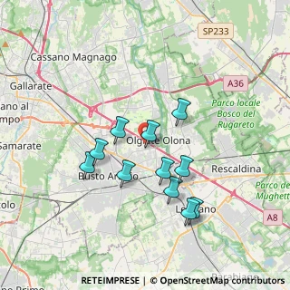 Mappa 21057 Olgiate Olona VA, Italia (3.17182)