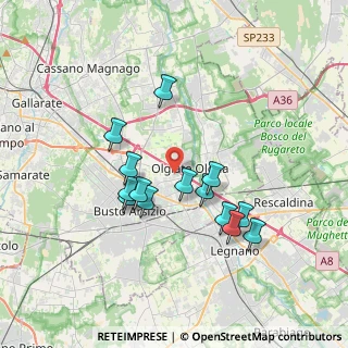 Mappa 21057 Olgiate Olona VA, Italia (3.16214)