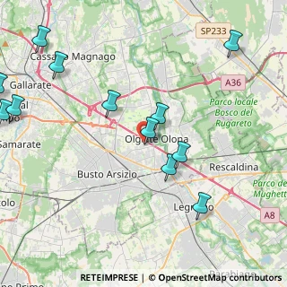 Mappa 21057 Olgiate Olona VA, Italia (5.21417)