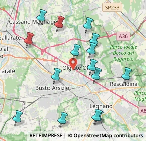 Mappa 21057 Olgiate Olona VA, Italia (4.40133)