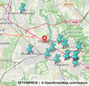 Mappa 21057 Olgiate Olona VA, Italia (4.50308)