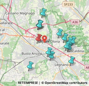 Mappa 21057 Olgiate Olona VA, Italia (3.57)