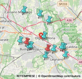 Mappa 21057 Olgiate Olona VA, Italia (3.71357)