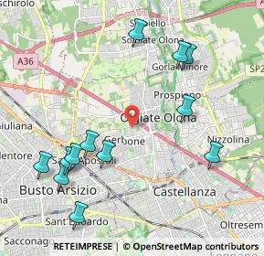 Mappa 21057 Olgiate Olona VA, Italia (2.33917)