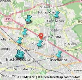 Mappa 21057 Olgiate Olona VA, Italia (2.37)