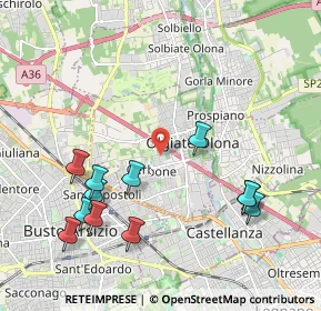 Mappa 21057 Olgiate Olona VA, Italia (2.26167)
