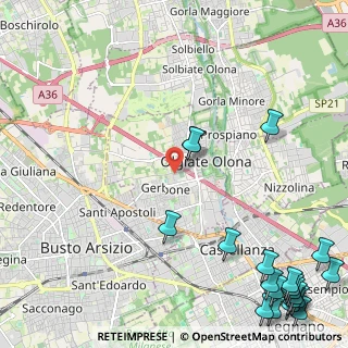 Mappa 21057 Olgiate Olona VA, Italia (3.614)