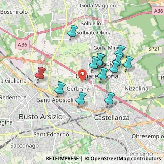 Mappa 21057 Olgiate Olona VA, Italia (1.60538)