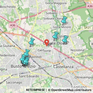 Mappa 21057 Olgiate Olona VA, Italia (2.31364)