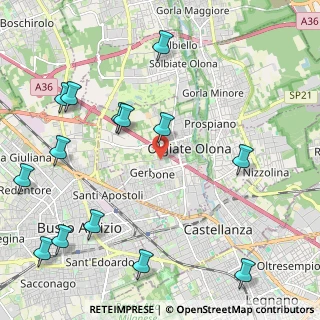 Mappa 21057 Olgiate Olona VA, Italia (2.75643)