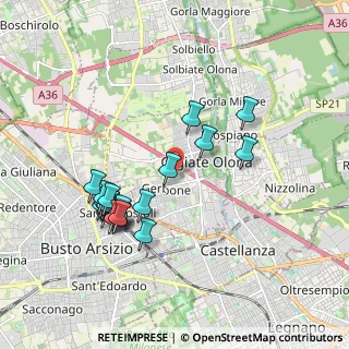 Mappa 21057 Olgiate Olona VA, Italia (1.8455)