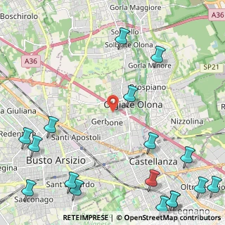 Mappa 21057 Olgiate Olona VA, Italia (3.45941)