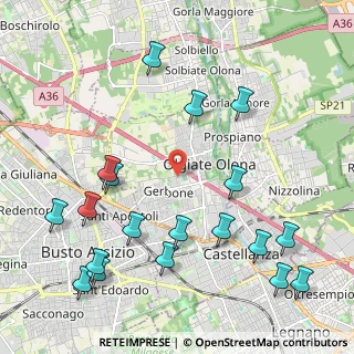 Mappa 21057 Olgiate Olona VA, Italia (2.59737)