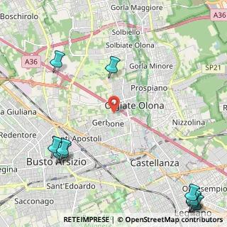 Mappa 21057 Olgiate Olona VA, Italia (3.52545)