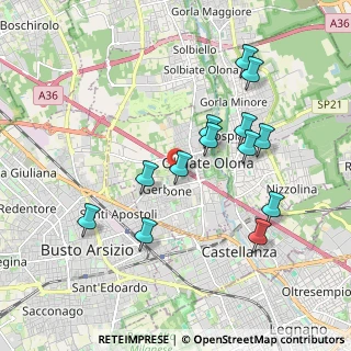 Mappa 21057 Olgiate Olona VA, Italia (1.84077)