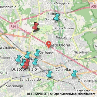Mappa 21057 Olgiate Olona VA, Italia (2.462)
