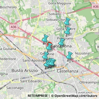 Mappa 21057 Olgiate Olona VA, Italia (1.45583)