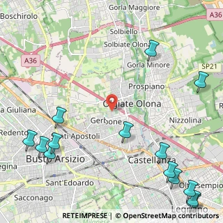 Mappa 21057 Olgiate Olona VA, Italia (3.32929)