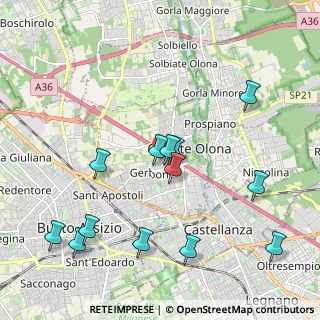 Mappa 21057 Olgiate Olona VA, Italia (2.20769)