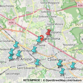 Mappa 21057 Olgiate Olona VA, Italia (2.82417)