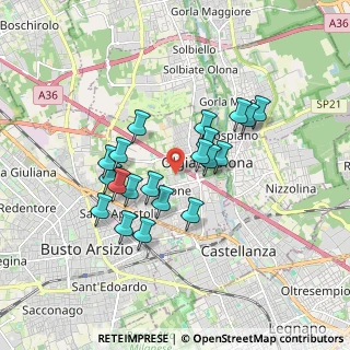 Mappa 21057 Olgiate Olona VA, Italia (1.4715)