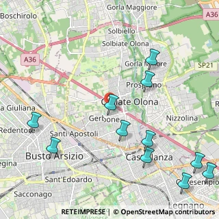 Mappa 21057 Olgiate Olona VA, Italia (2.68636)