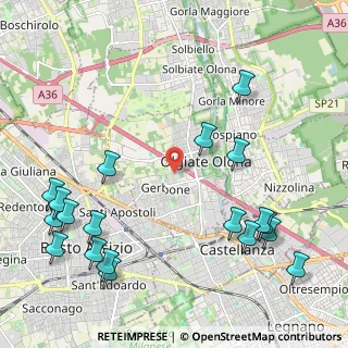 Mappa 21057 Olgiate Olona VA, Italia (2.76211)