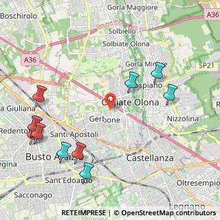 Mappa 21057 Olgiate Olona VA, Italia (2.68182)