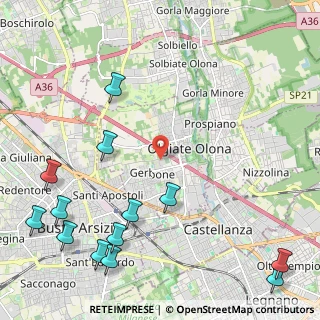 Mappa 21057 Olgiate Olona VA, Italia (3.08154)
